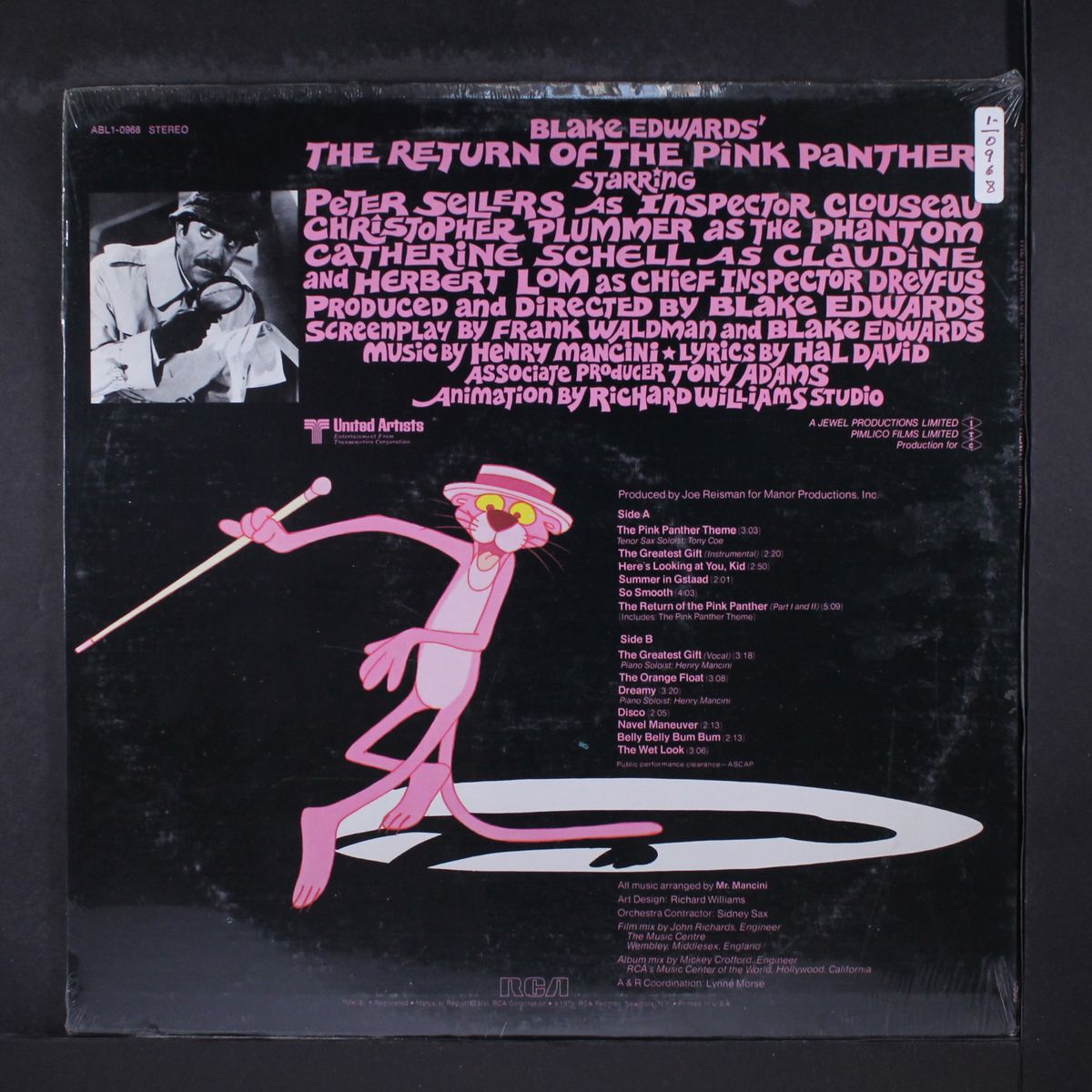 return of the pink panther by SOUNDTRACK
