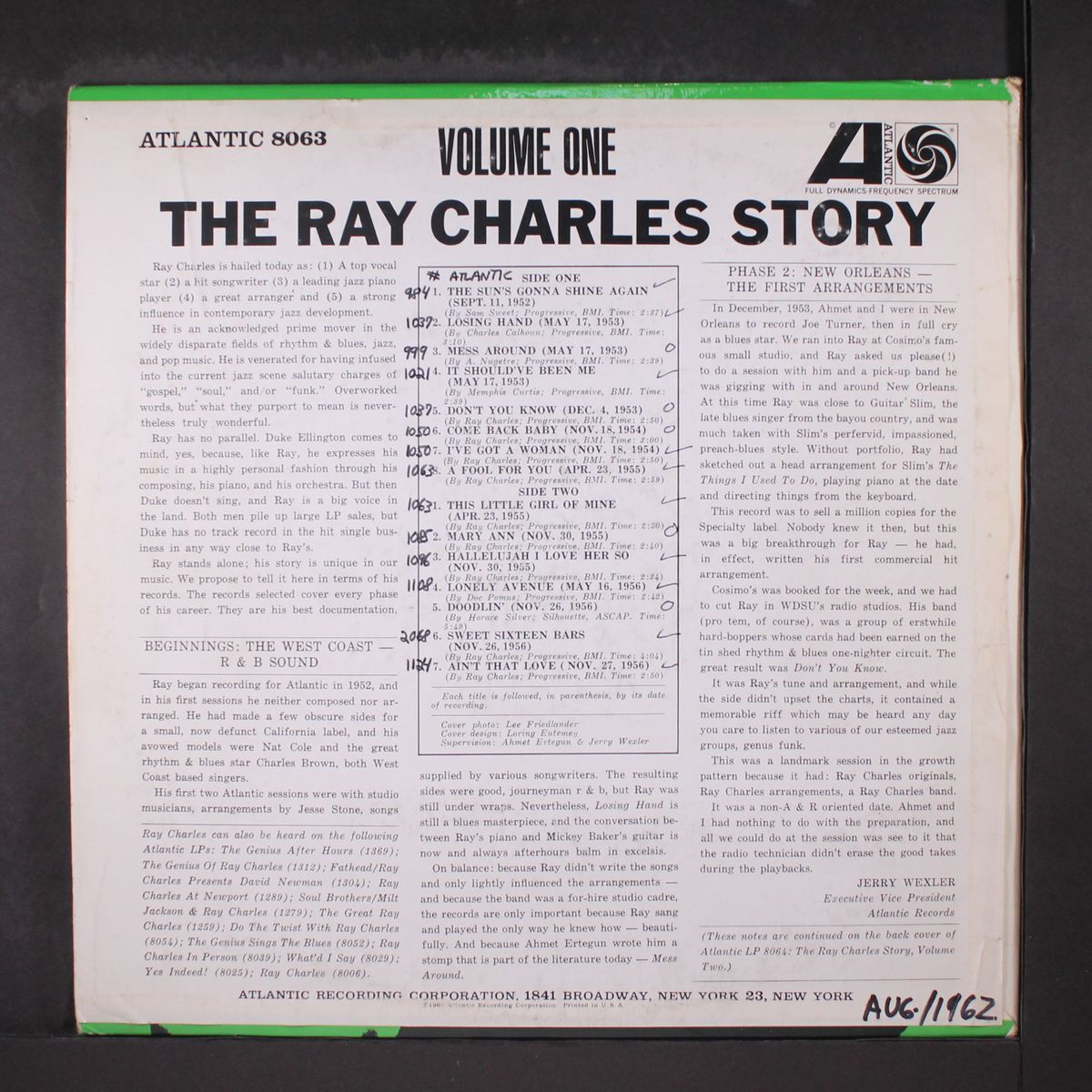 story, vol. 1 by RAY CHARLES
