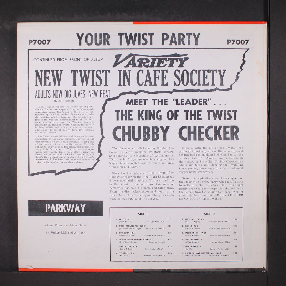 your twist party by CHUBBY CHECKER