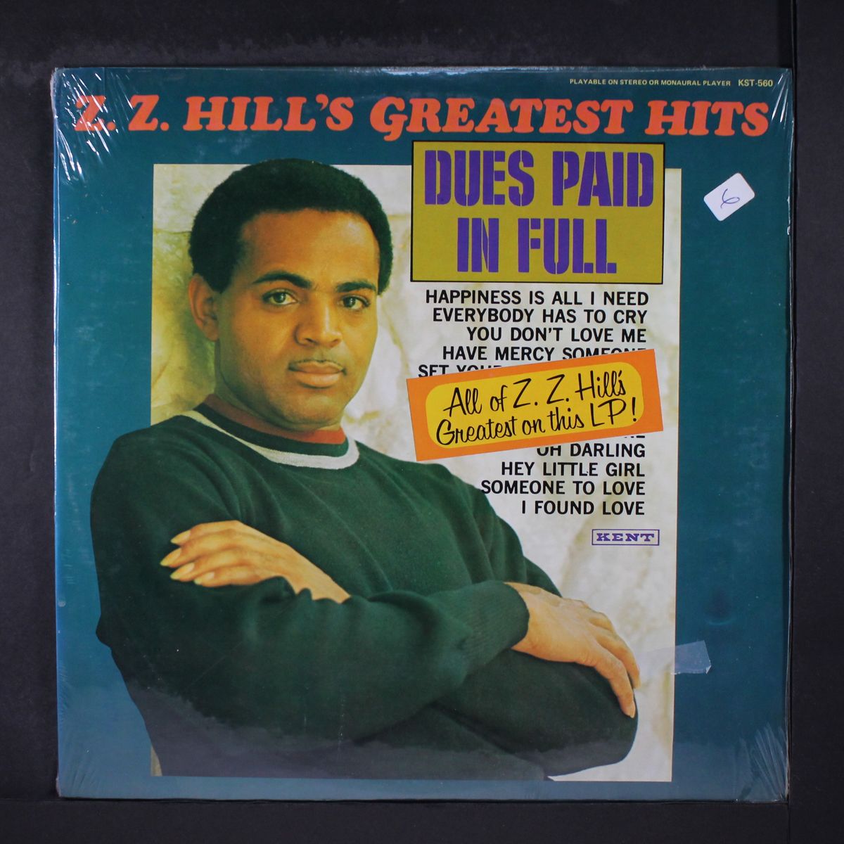 dues paid in full by Z.Z. HILL