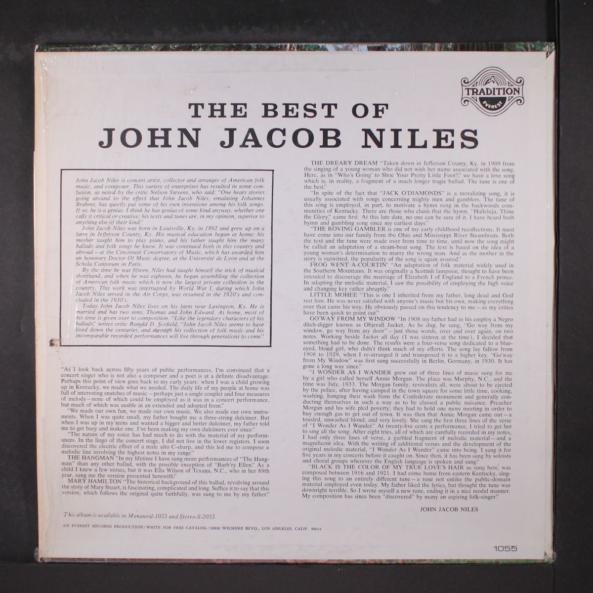 the best of by JOHN JACOB NILES