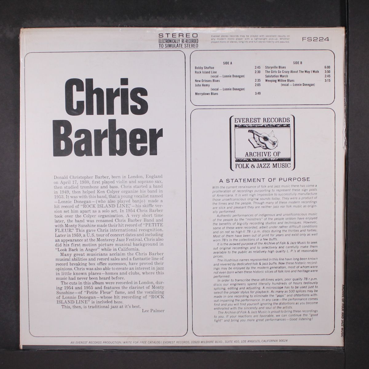 chris barber by CHRIS BARBER