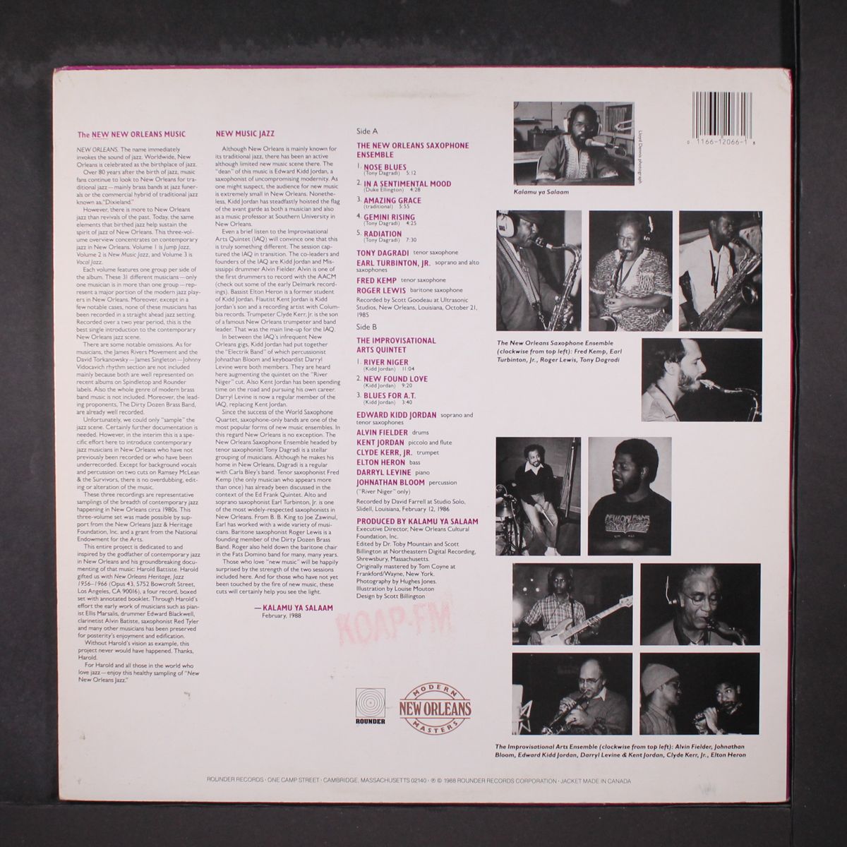 new new orleans music: new music jazz by N.O. SAX ENSEMBLE / IMPROV ARTS QUINTET