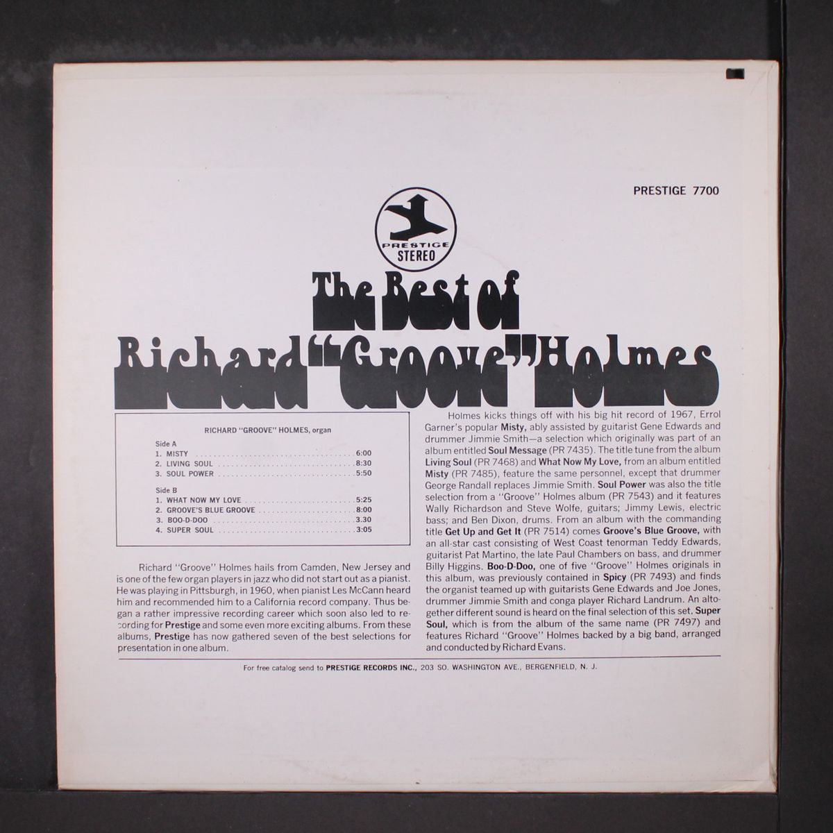 best of by RICHARD 'GROOVE' HOLMES