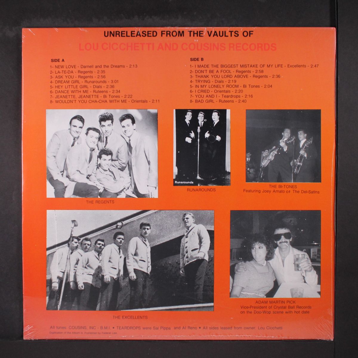 unreleased from the vaults of cousins records by VARIOUS