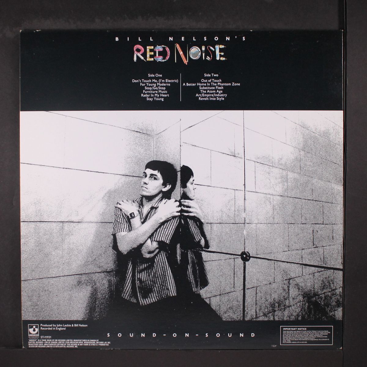 sound-on-sound by BILL NELSON'S RED NOISE