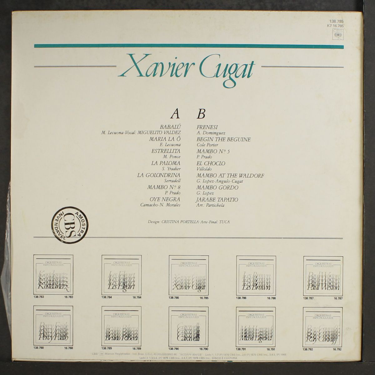 orquestra espetaculares by XAVIER CUGAT