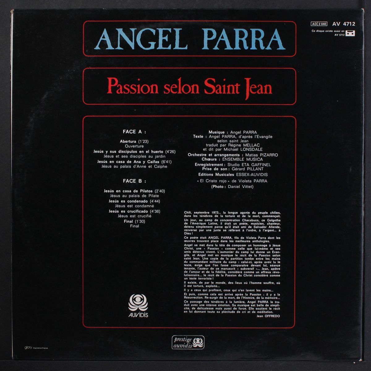 passion selon saint jean by ANGEL PARRA