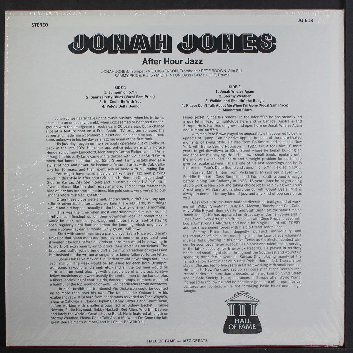 after hour jazz by JONAH JONES