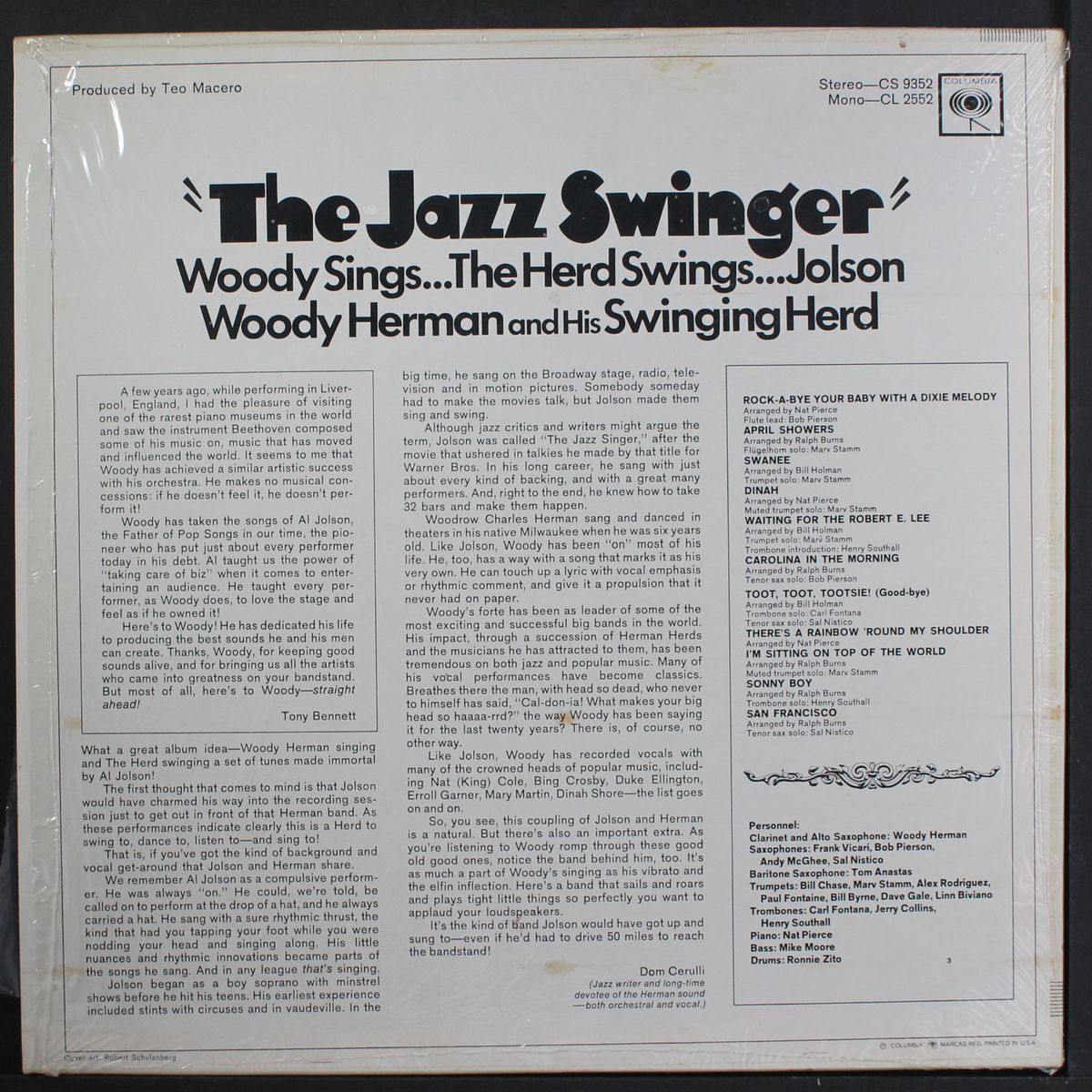 the jazz swinger by WOODY HERMAN