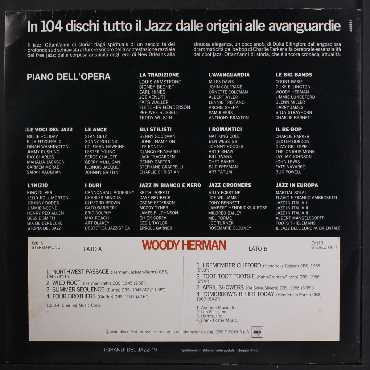 i grandi del jazz by WOODY HERMAN