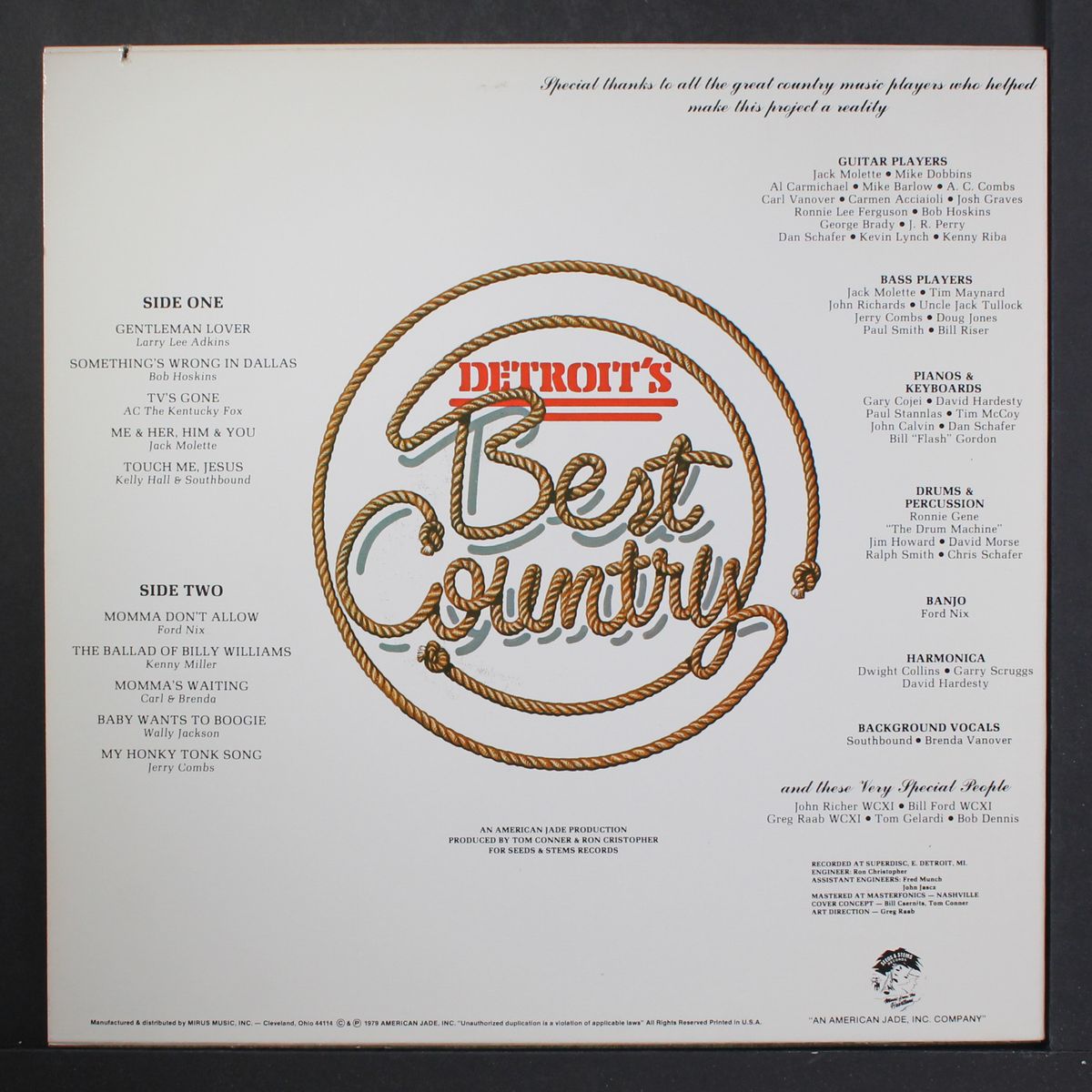 detroit's best country by VARIOUS