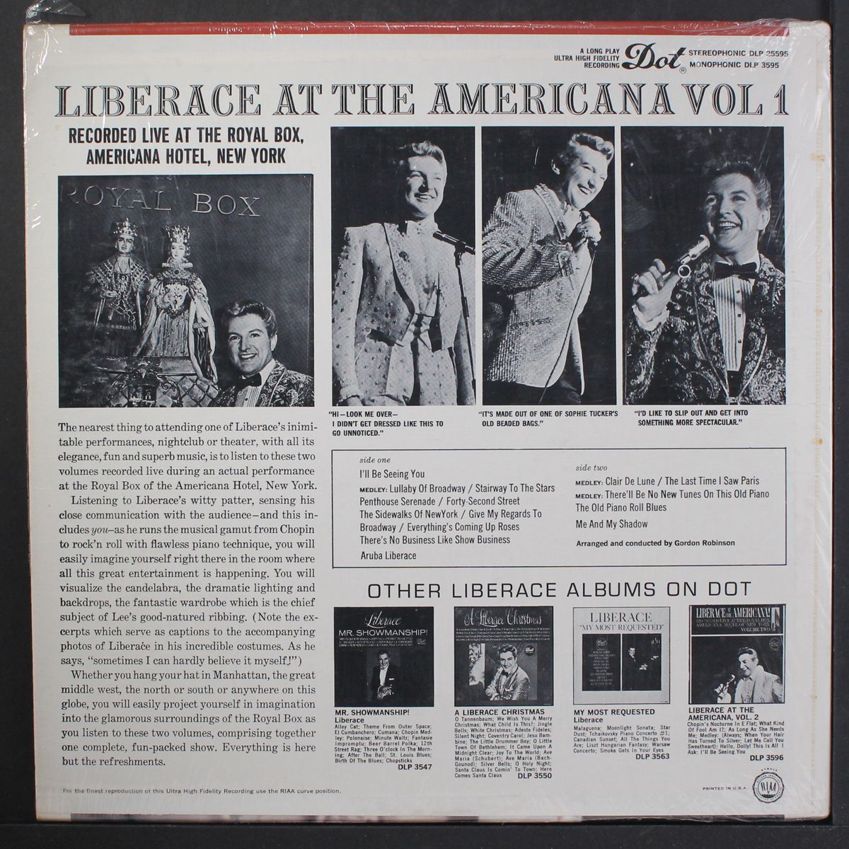 at the americana!, vol. 1 by LIBERACE