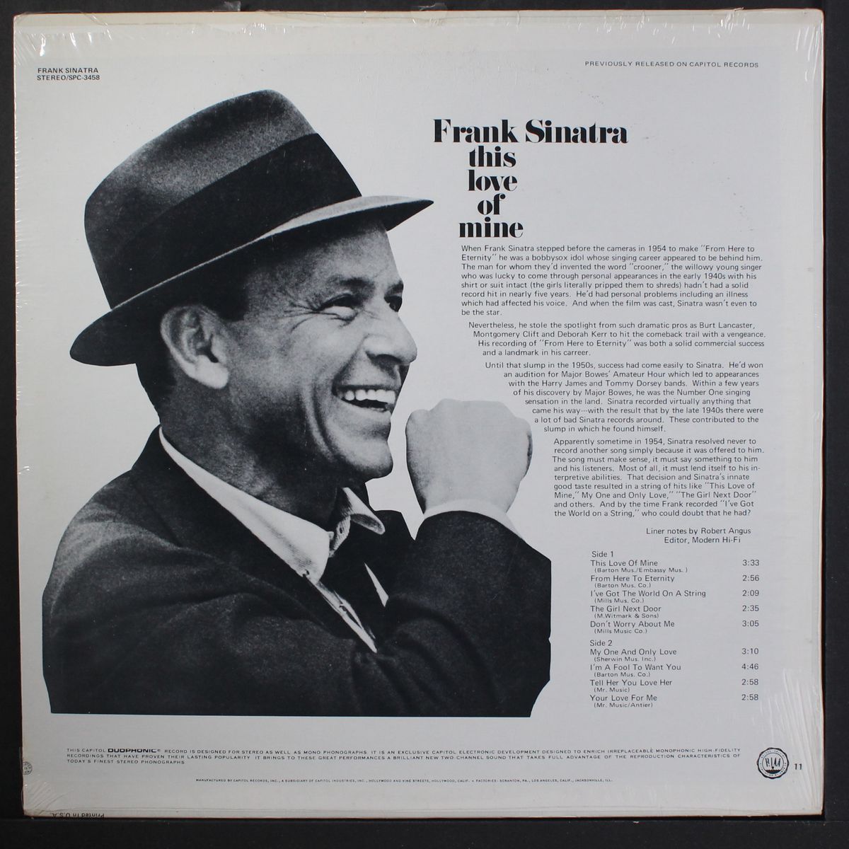 this love of mine by FRANK SINATRA