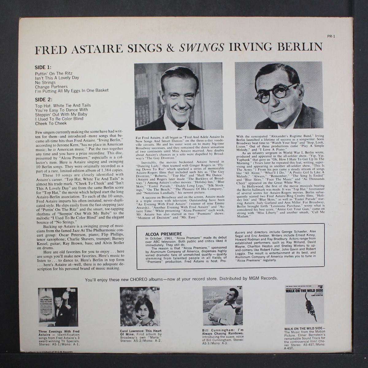 sings & swings irving berlin by FRED ASTAIRE