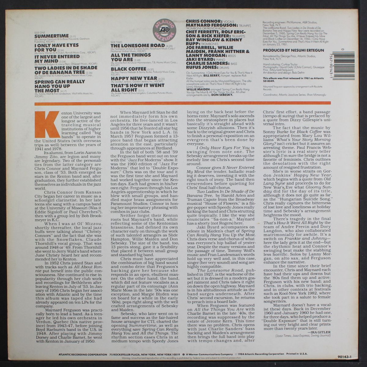 double exposure by CHRIS CONNOR & MAYNARD FERGUSON