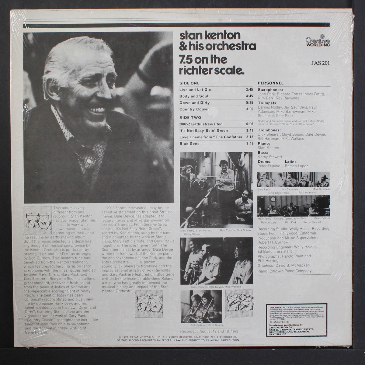7.5 on the richter scale by STAN KENTON