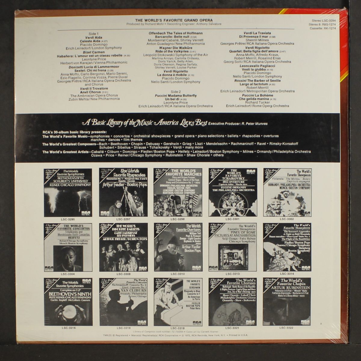 the world's favorite grand opera by VARIOUS