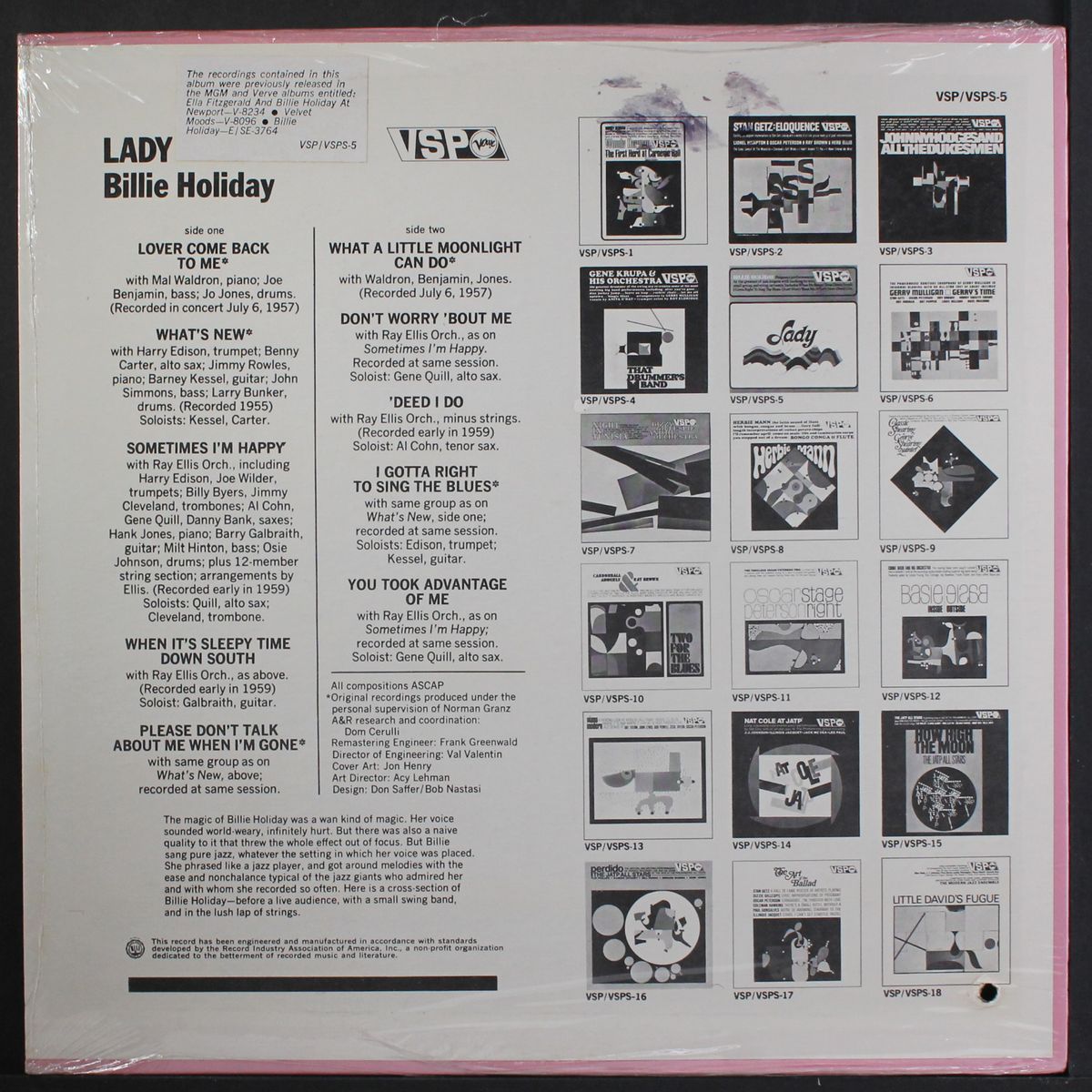 lady by BILLIE HOLIDAY
