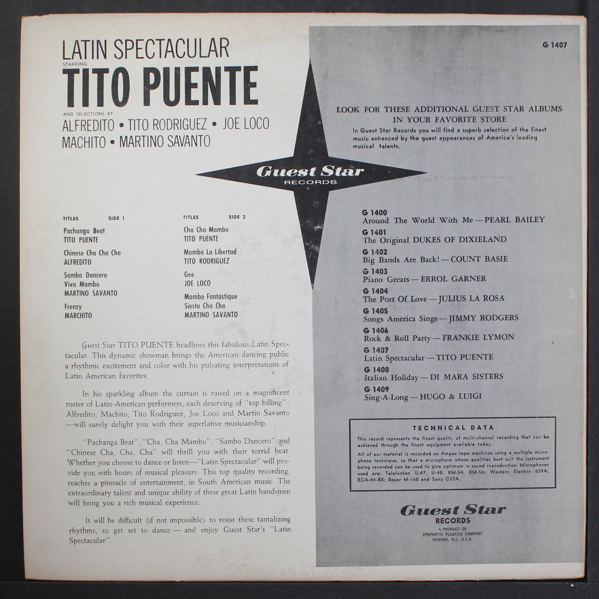 latin spectacular by TITO PUENTE