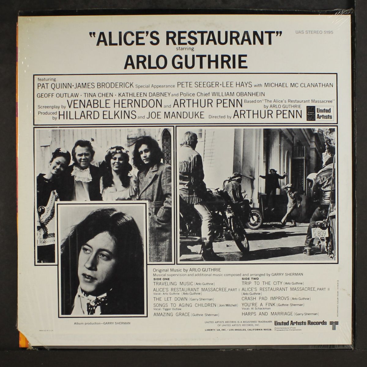 alice's restaurant soundtrack by ARLO GUTHRIE