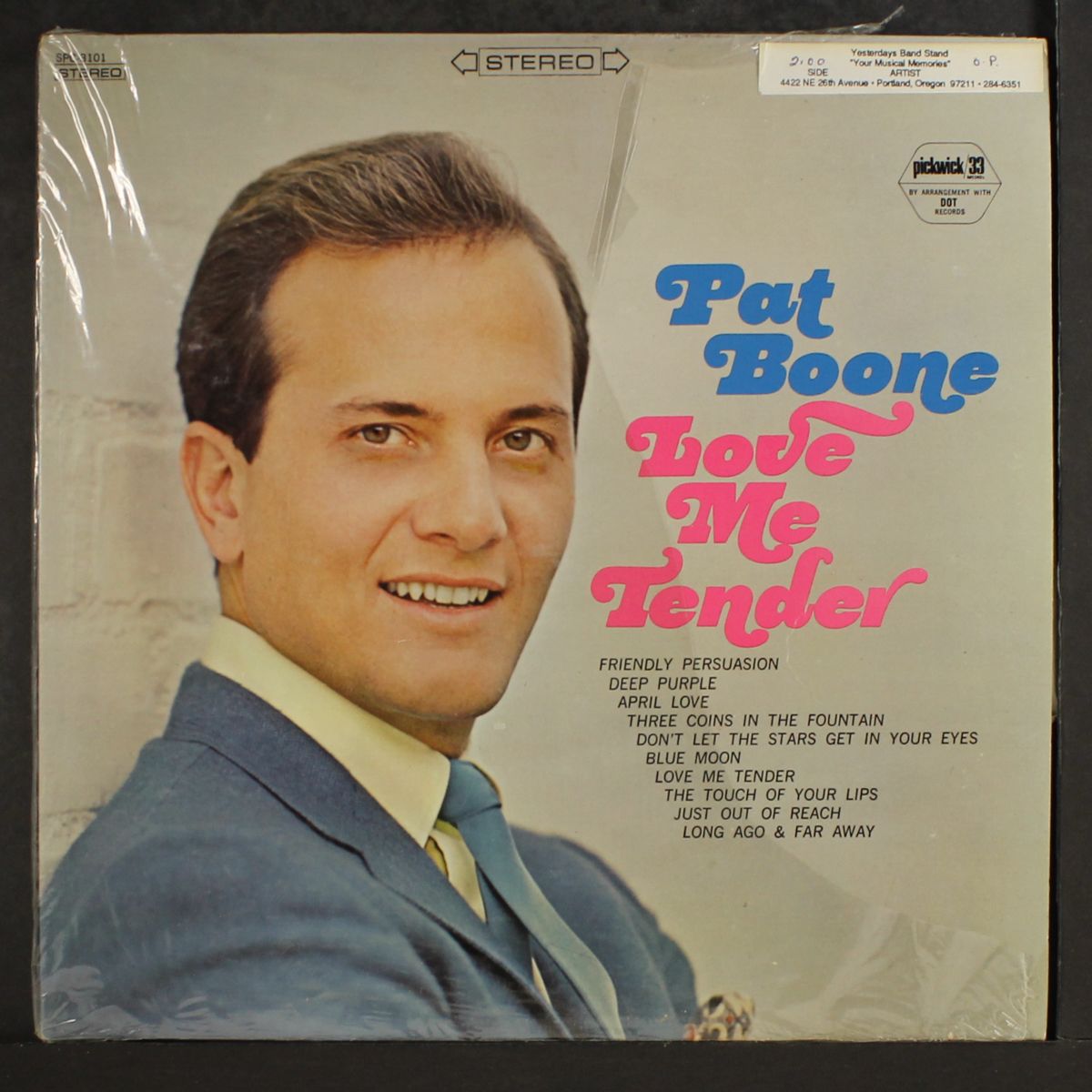 love me tender by PAT BOONE