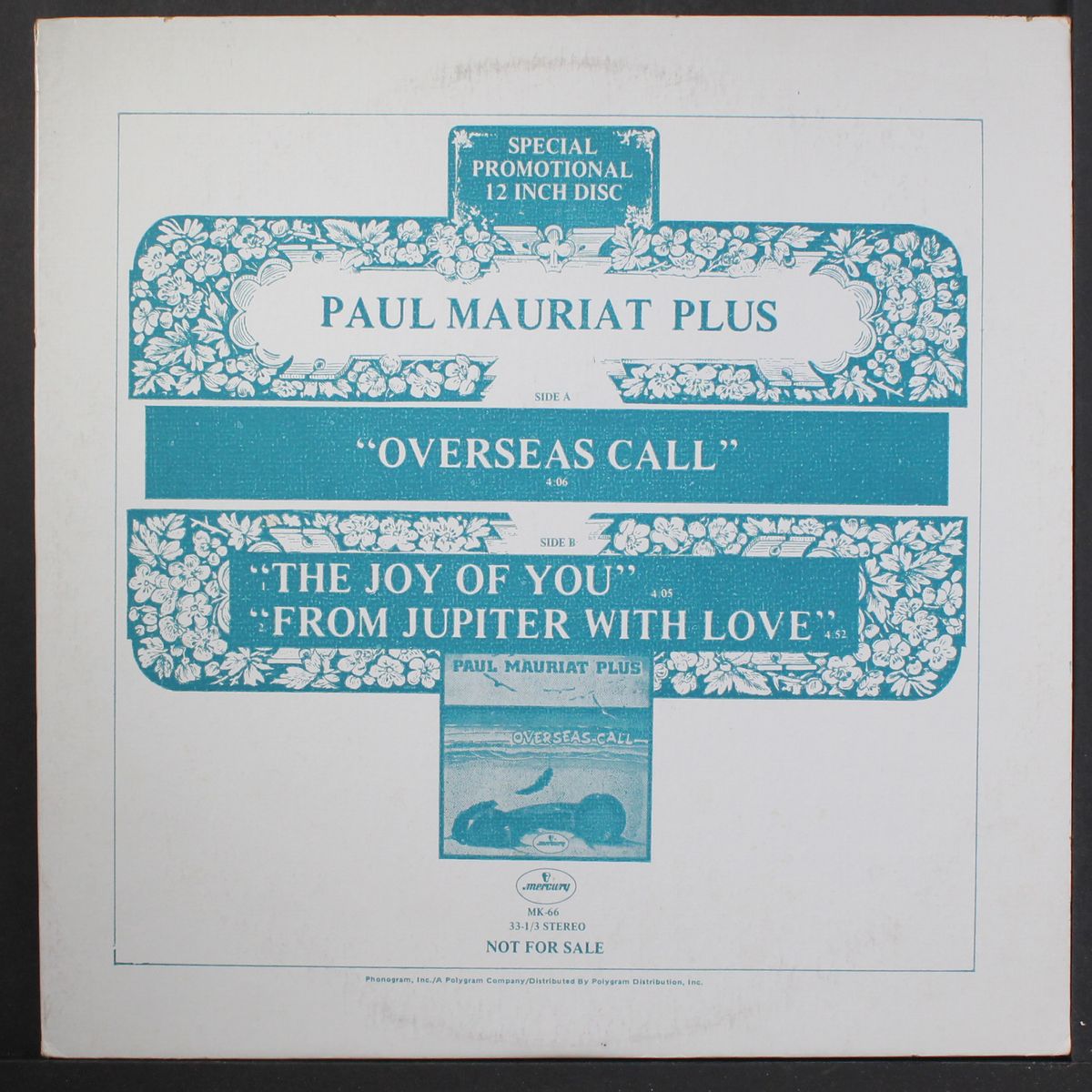 overseas / the joy of you, from jupiter with love by PAUL MAURIAT
