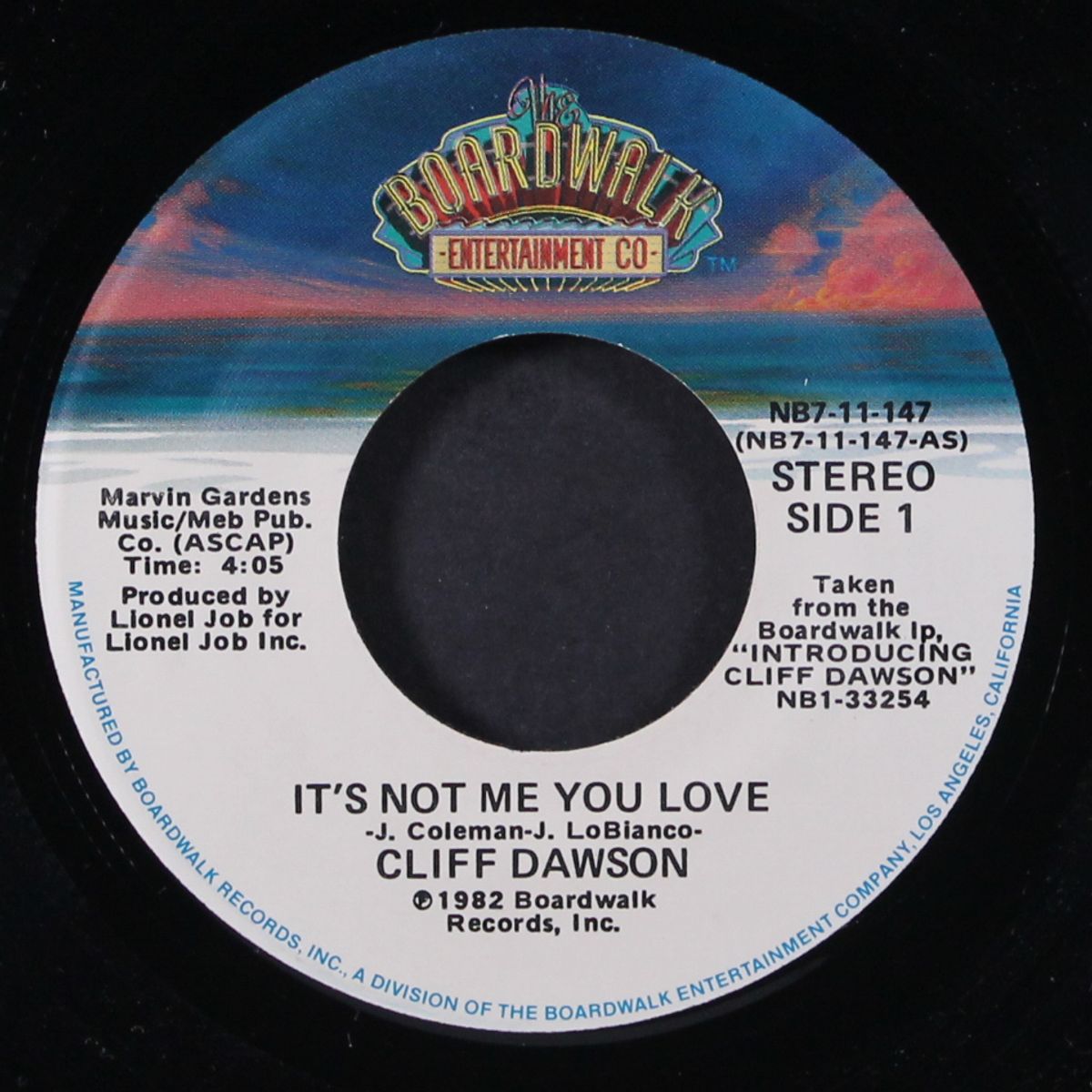 it's not me you love / ocean green eyes by CLIFF DAWSON