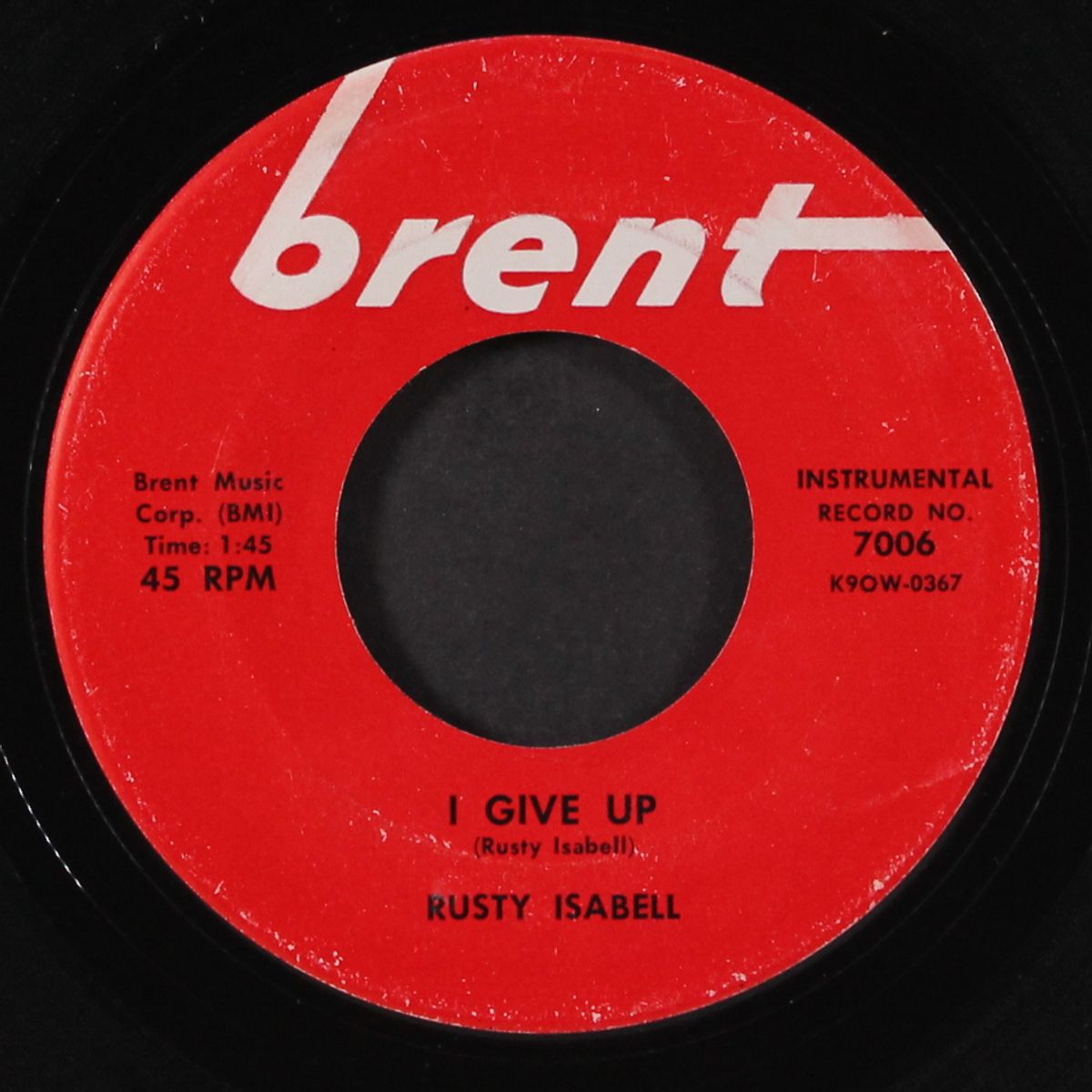 manhunt / i give up by RUSTY ISABELL