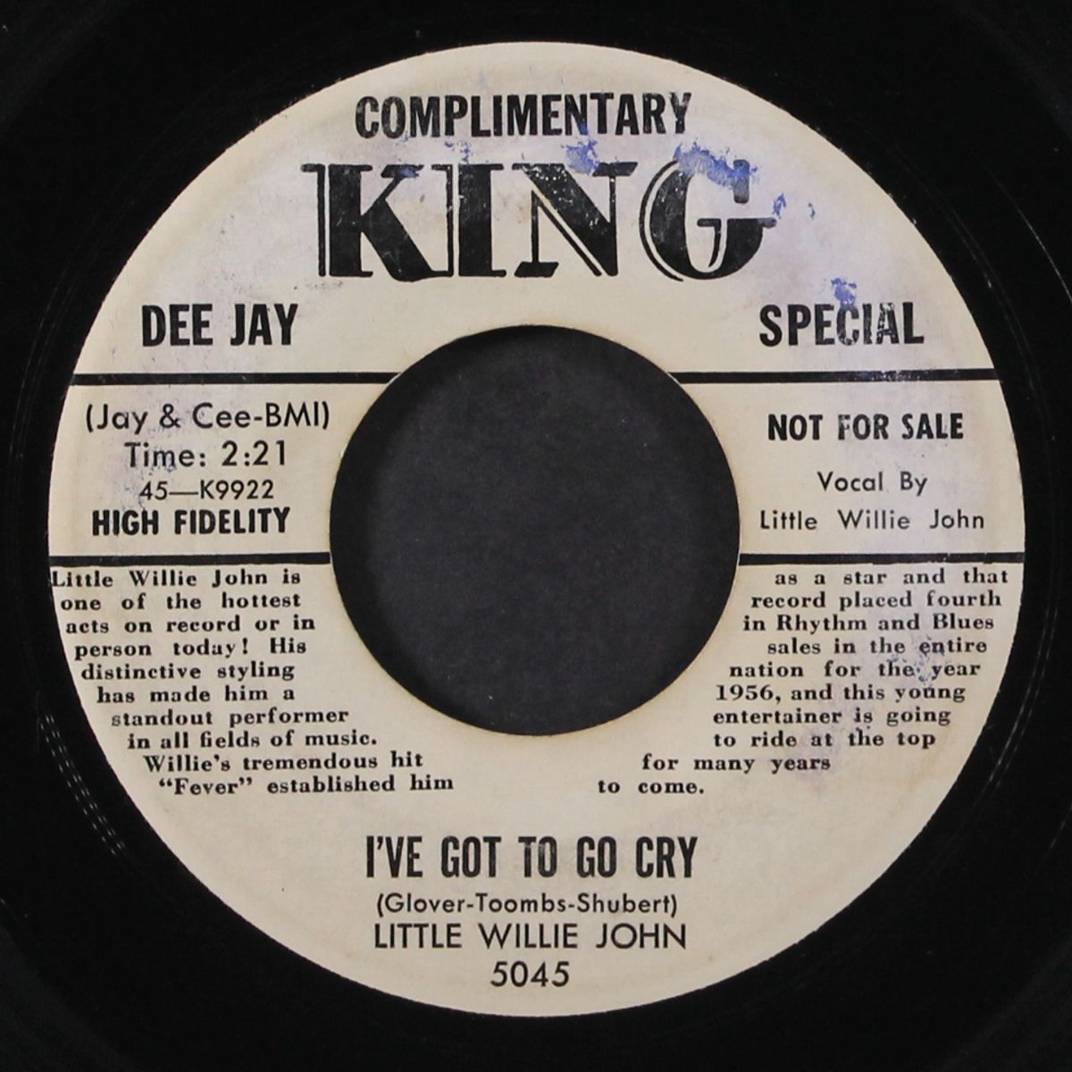 i've got to go cry / look what you've done to me by LITTLE WILLIE JOHN