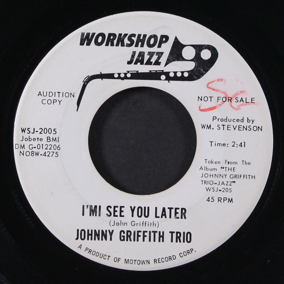 i'mi see you later / i did by JOHNNY GRIFFITH TRIO