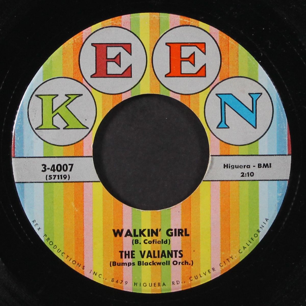walkin' girl / lover, lover by VALIANTS