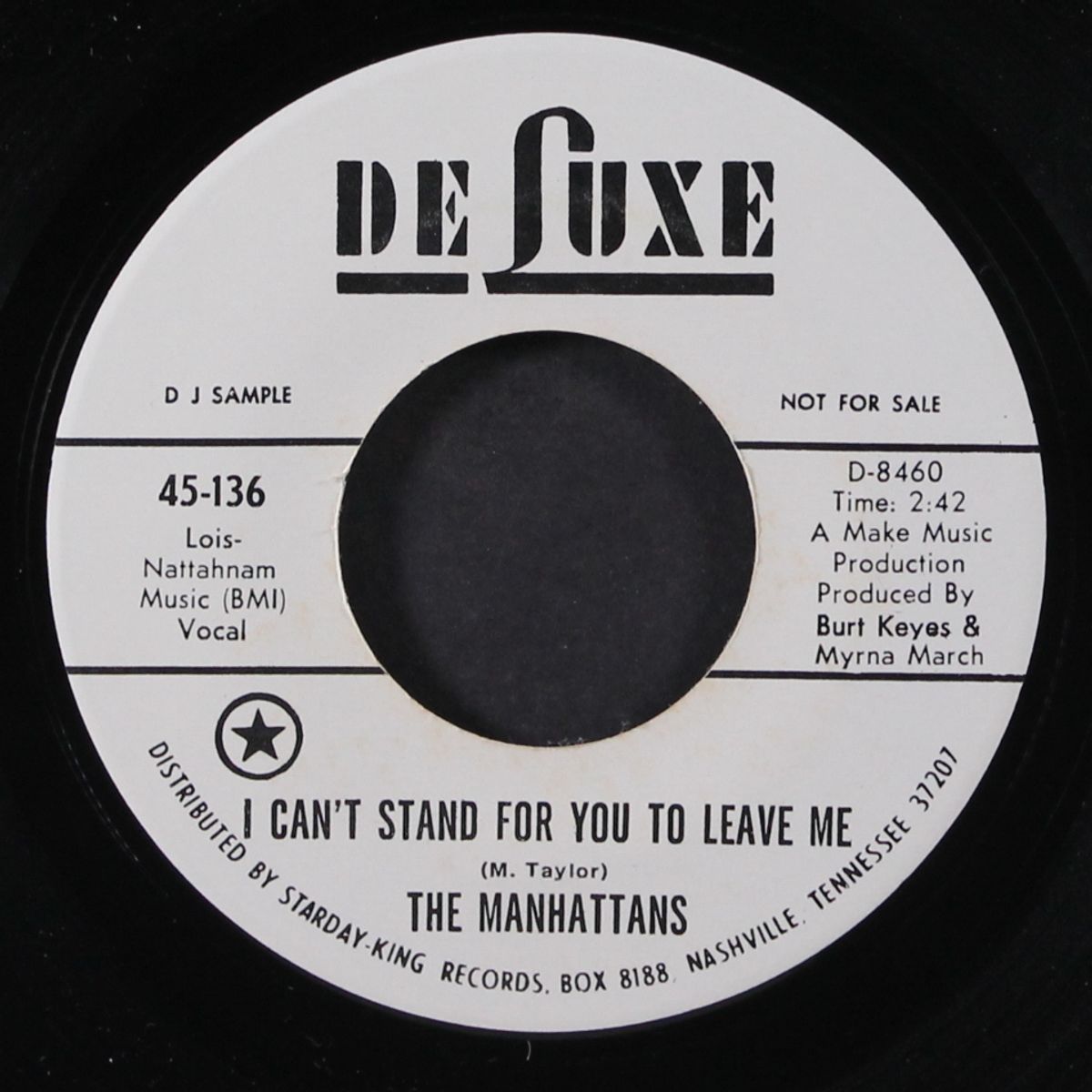 i can't stand for you to leave me / do you ever by MAHATTANS