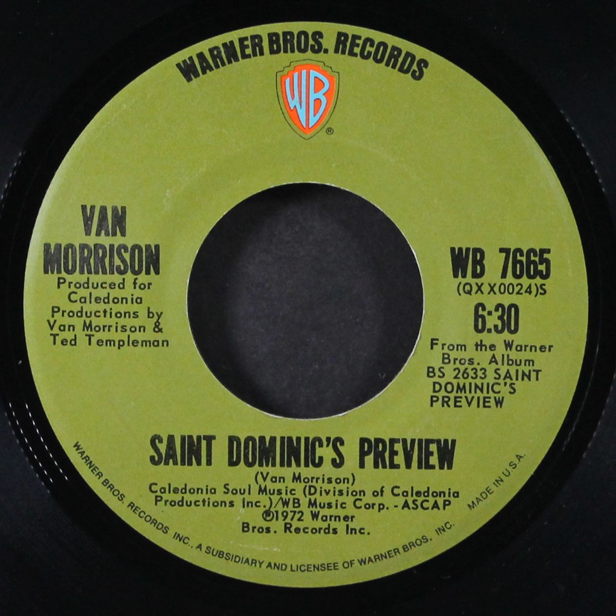 gypsy / saint dominic's preview by VAN MORRISON