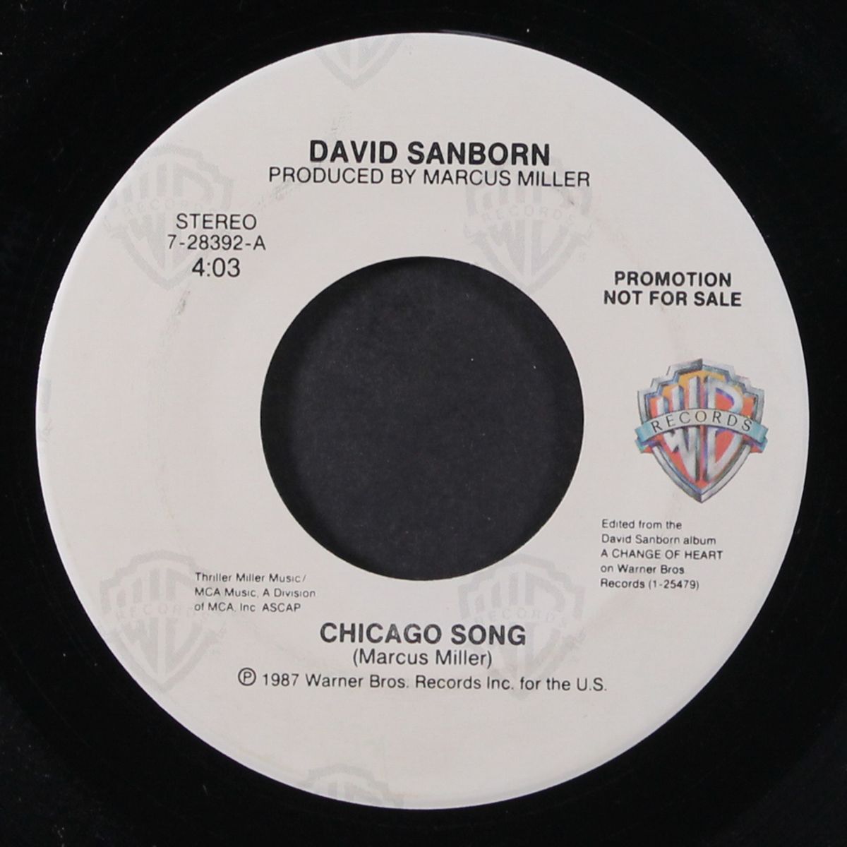 chicago song / same by DAVID SANBORN