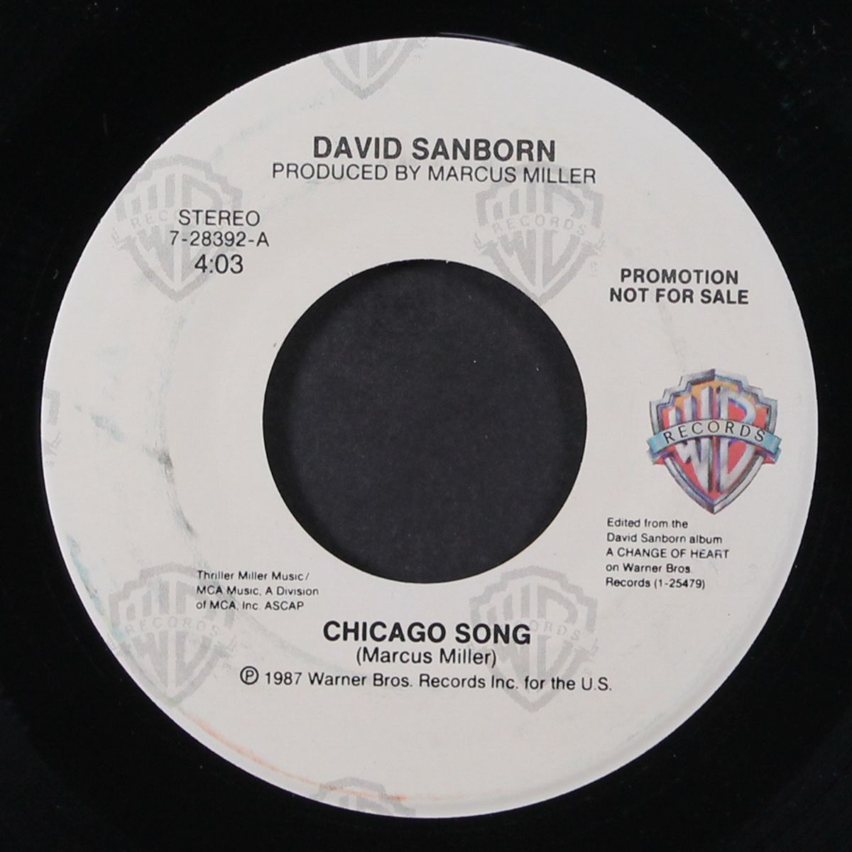 chicago song / same by DAVID SANBORN