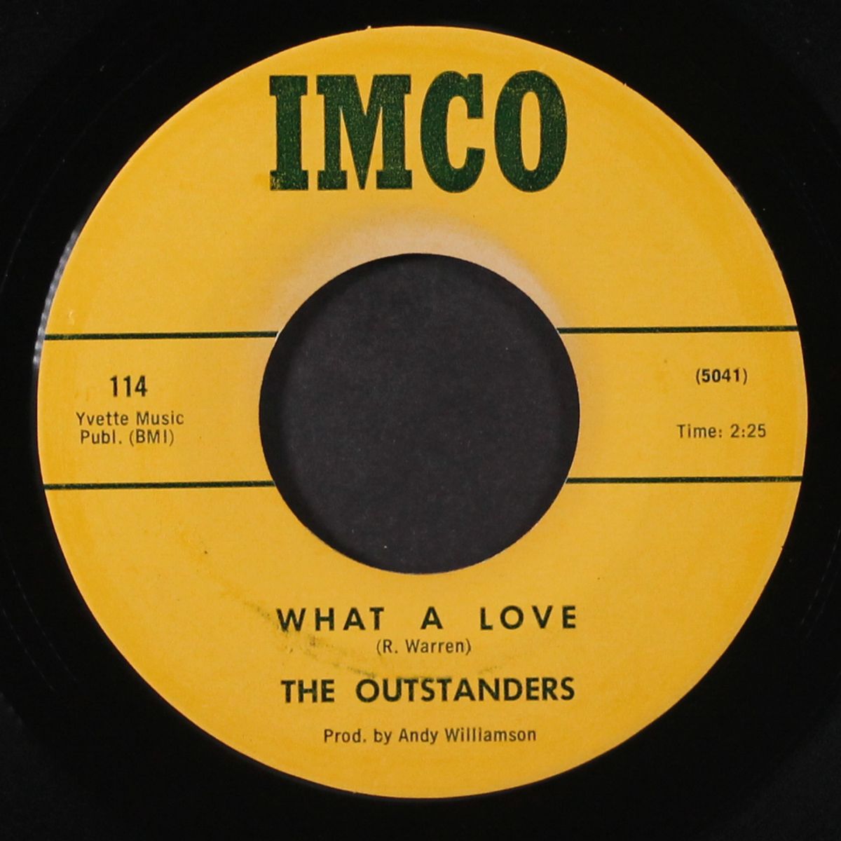 what a love / baby come back home by OUTSTANDERS