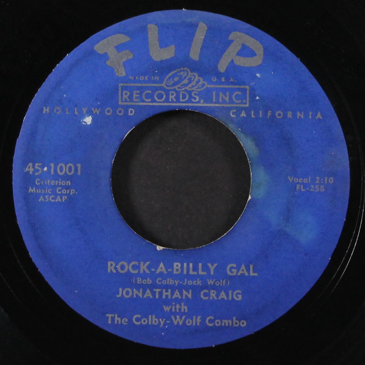 rock-a-billy gal / instrumental by JONATHAN CRAIG