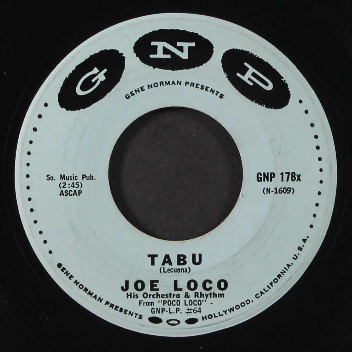 tabu / a pretty girl is like a melody by JOE LOCO