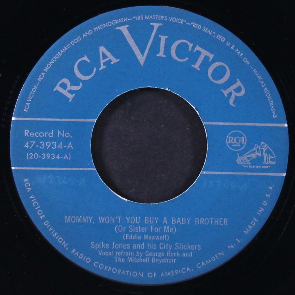rudolph the red-nosed reindeer / mommy won't you buy a baby brother by SPIKE JONES