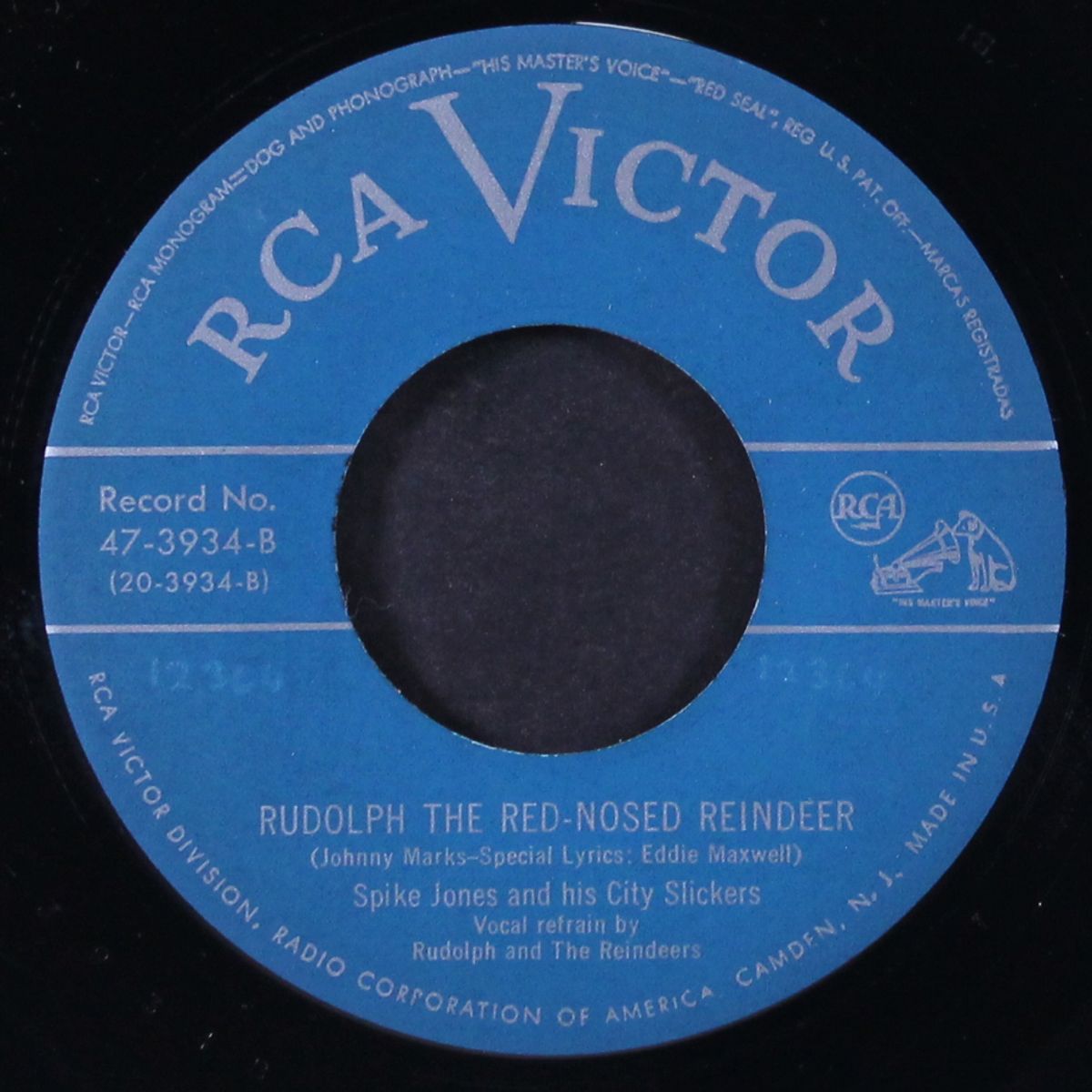 rudolph the red-nosed reindeer / mommy won't you buy a baby brother by SPIKE JONES