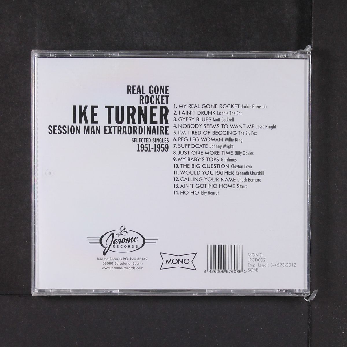 real gone rocket: session man extraordinaire 1951-1959 by IKE TURNER