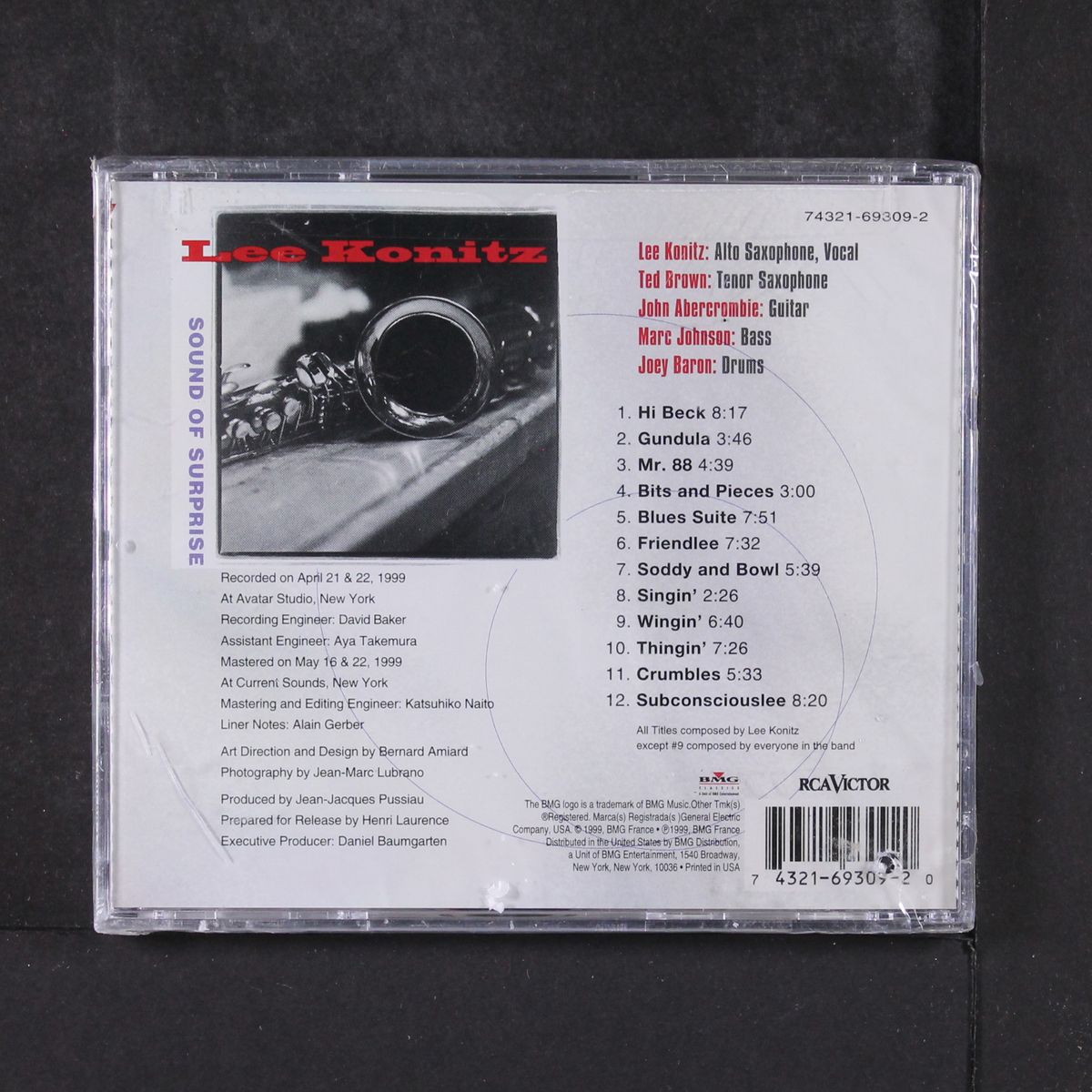 sound of surprise by LEE KONITZ