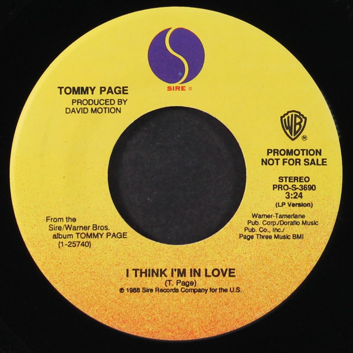 i think i'm in love by TOMMY PAGE