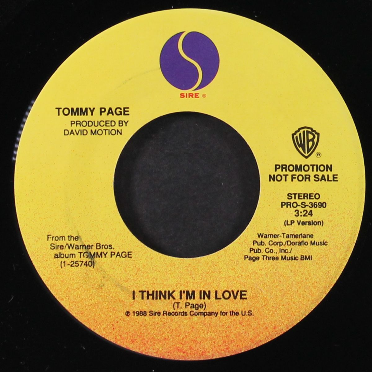 i think i'm in love by TOMMY PAGE
