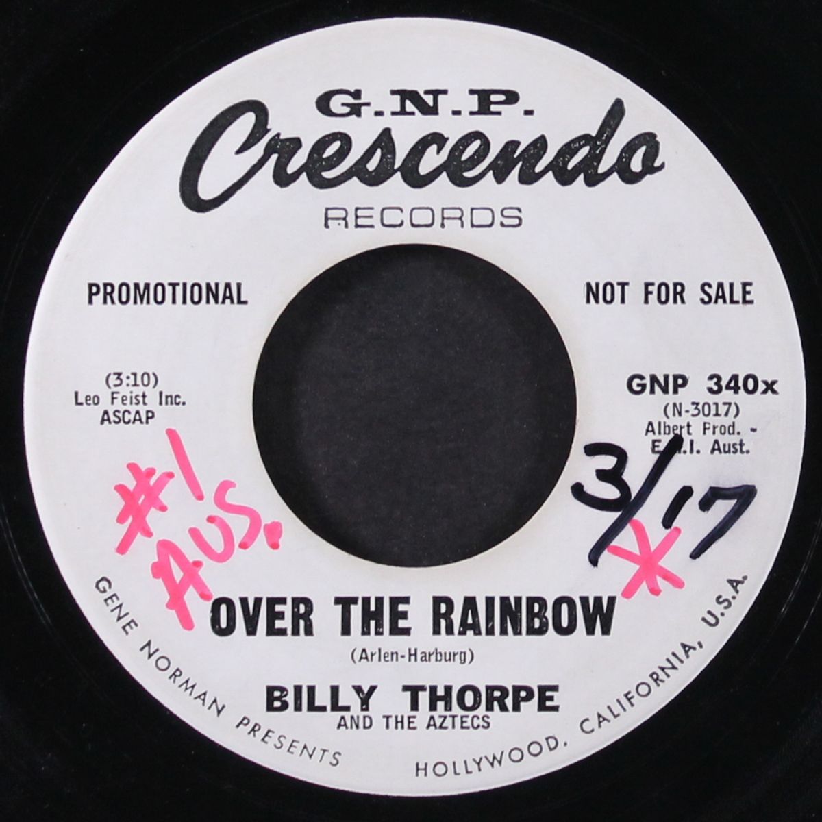 over the rainbow by BILLY THORPE & AZTECS