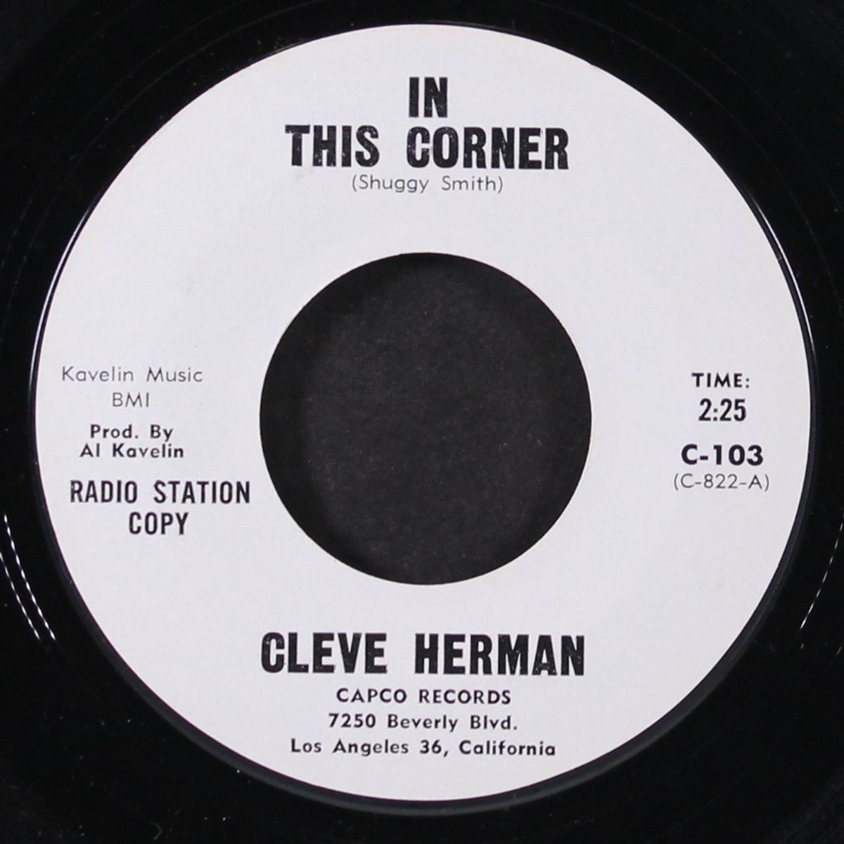 in this corner / pacific honky tonk by CLEVE HERMAN / DON RAYS