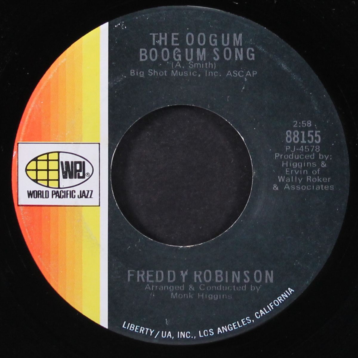 the oogum boogum song / black fox by FREDDIE ROBINSON