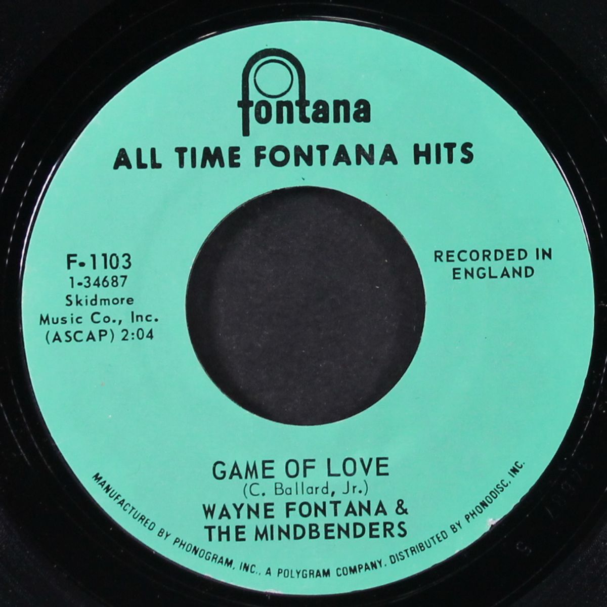 game of love / a groovy kind of love by WAYNE FONTANA & MINDBENDERS