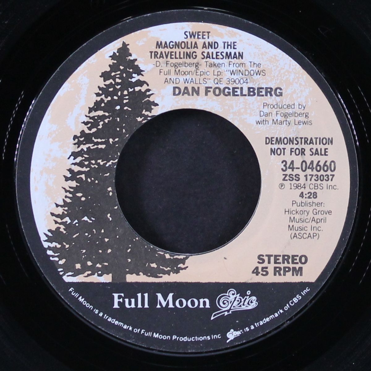 sweet magnolia and the travelling salesman / same by DAN FOGELBERG